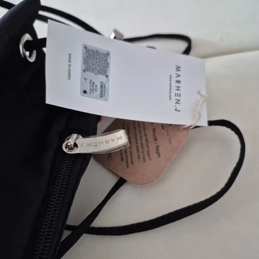 Black Drawstring Bag on Bunjang Global