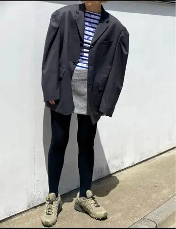 HOLIDAY 써멀 프로 플리스 스커트 그레이