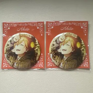 시노노메 아키토 하피콜 캔뱃지 세트