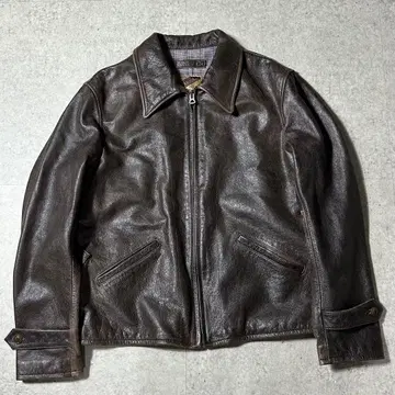 curphey leather 다크 브라운 가죽 자켓 44
