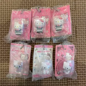 HELLO KITTY 패키지 미니어처 컬렉션 6개 세트