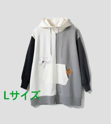 그라니프 포켓몬 파모&이카네즈미 분또 롱 지퍼 후드티 L 후드티