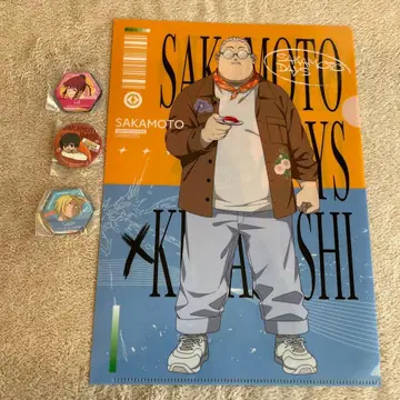 SAKAMOTO DAYS 클리어 파일 마그넷 시트 캔뱃지 세트