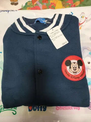 새상품 미키 와펜 포함 바시티 자켓 M 맨투맨 네이비