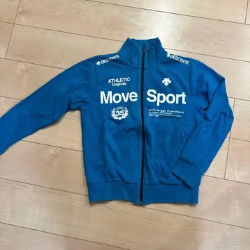 무브 스포츠 도트 메쉬 맨투맨 자켓