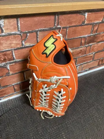 ssk 소프트볼용 오렌지 가죽 그로브
