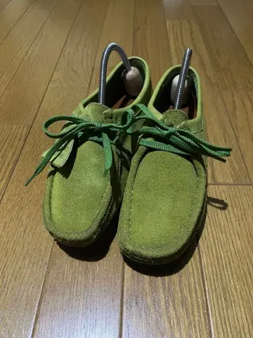 clarks wallabees 그린 스웨이드