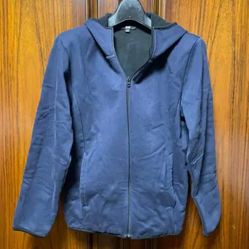 UNIQLO 방풍 플리스 후드티 M 네이비