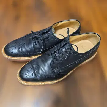 처치스 네이비 드레스 신발 커스텀 그레이드