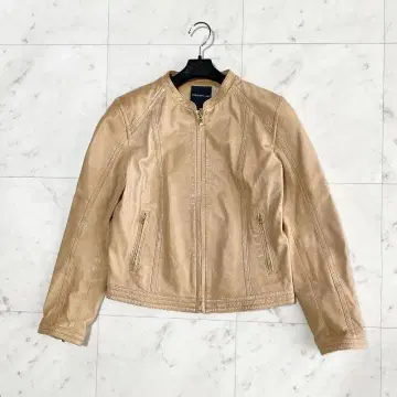 TOMORROWLAND 가죽 자켓 블루종 램 가죽 양가죽 36