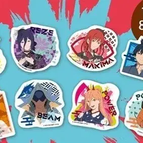 Chainsaw Man Omatsuri Pop-up Sticker Set