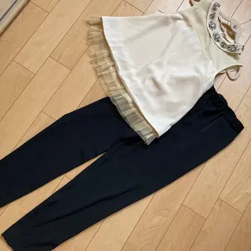 아사쿠라 결혼식 경사 셋업 비쥬 팬츠 드레스 세레모니