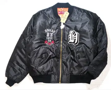 H&S 충전솜 플라이트 자켓 MA-1 BLACK L 하이드&시크