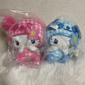 팬더 헬로키티 두근거리는 헤이세이 BIG 봉제 인형