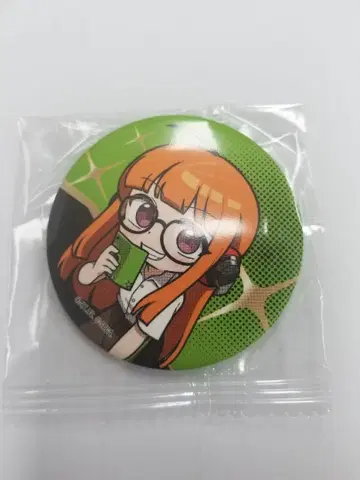 한국 한정 페르소나 5 애니플러스 콜라보 캔뱃지 사쿠라 후타바