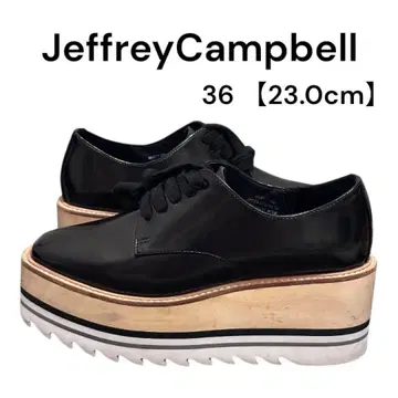 [ 새상품급 ] 제프리 캠벨 샤크 밑창 통굽 레이스업 슈즈