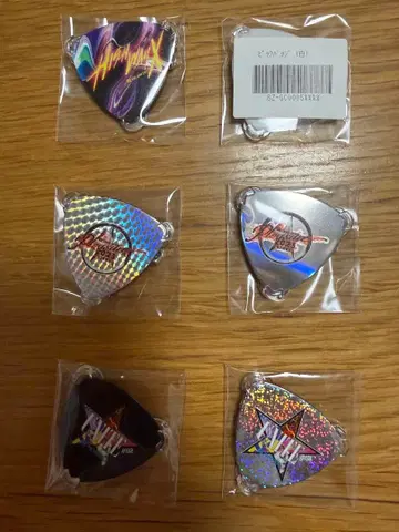 B'z LIVE-GYM 가챠 피크 배지 6개 세트