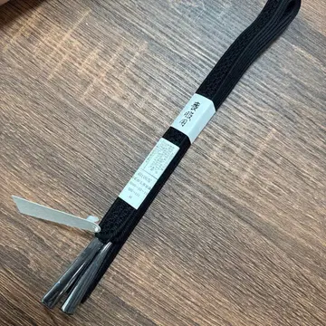 블랙 허리띠 실크 상복용