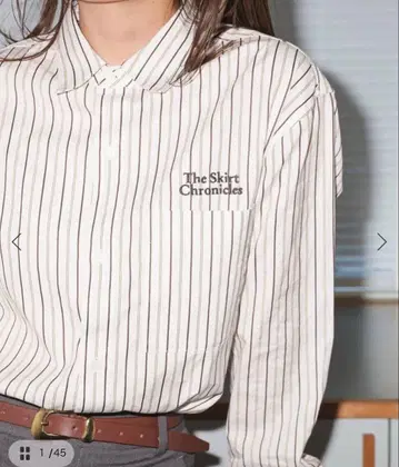 The Skirt Chronicles SLOBE 별주 레귤러 셔츠