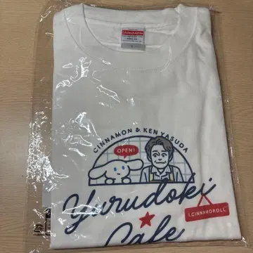 아이시나모롤 T셔츠 릴렉스 카페 한정판