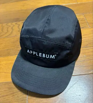 APPLEBUM 로고 캡 블랙