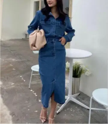 birthday bash 데님 셋업