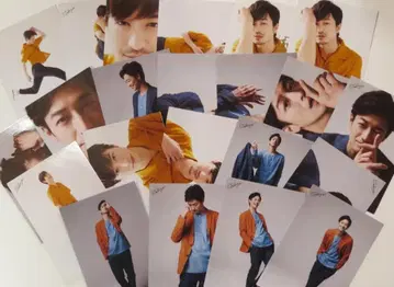 타케자이 테루노스케 사진 브로마이드 22장 세트 (21종 + 사인 포함)