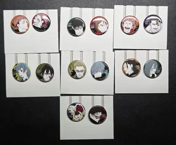 제일복권 주술회전 5th L상 캔 배지 세트