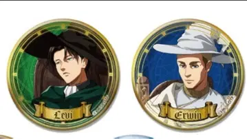 진격의 거인 마법사 캔뱃지 리바이 엘빈