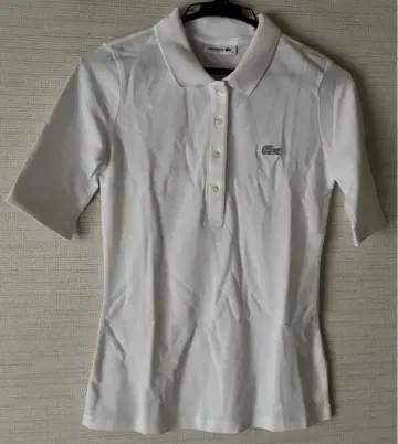 [ 새상품 ] LACOSTE 화이트 피케 셔츠 34 사이즈