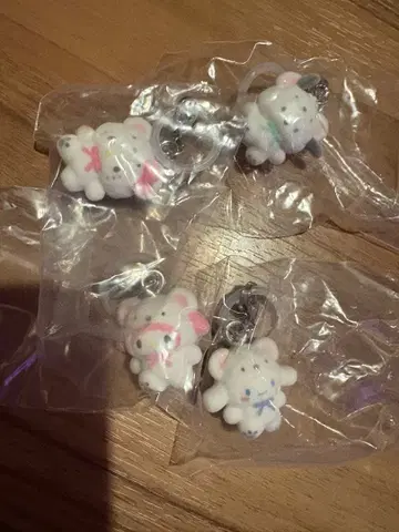 산리오 복슬복슬 스노우 메지루시 액세서리