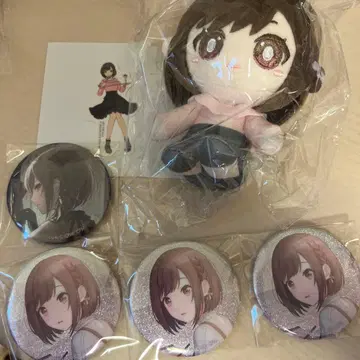 시노노메 에나 해피 컬렉션 복권 봉제 인형 캔뱃지 씰