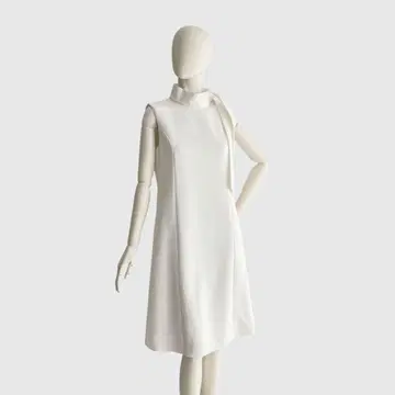 폭시 뉴욕 원피스 38 리본넥