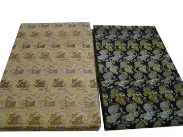 대특가 창작용 앤티크 원형 오비 2개 세트 순수 실크 Vs503