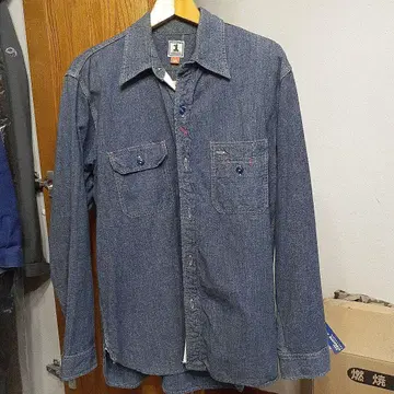SUGAR CANE 데님 셔츠 L 사이즈