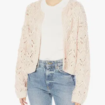 FURFUR 가디건 니트 핑크 프리 사이즈