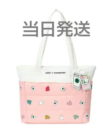 한국 스타벅스 miffy 70주년 미피 토트백