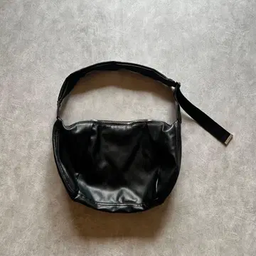 archive grunge shoulder bag y2k black