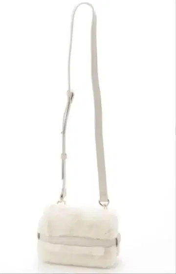 새상품 앱와이어 리셰 미니 퍼 숄더백 아이보리