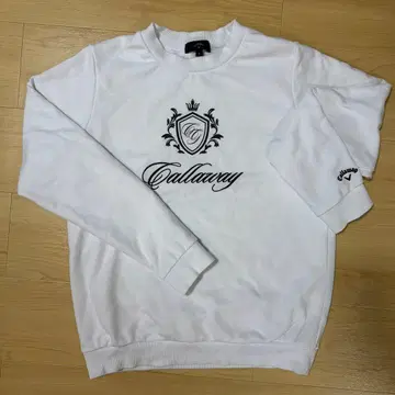 캘러웨이 화이트 맨투맨 M