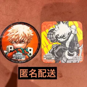 히로아카 원화전 콜라보 카페 코스터 바쿠고