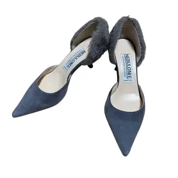 NEBULONE 그레이 퍼 하이힐