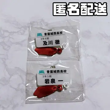 하이큐 참 포함 네임 배지 컬렉션 오이카와 토오루 이와이즈미 하지메