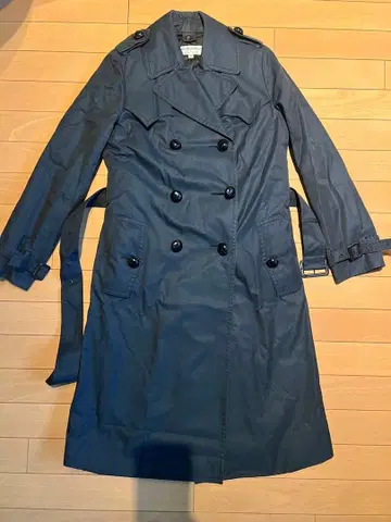 united bamboo 네이비 더블 트렌치코트