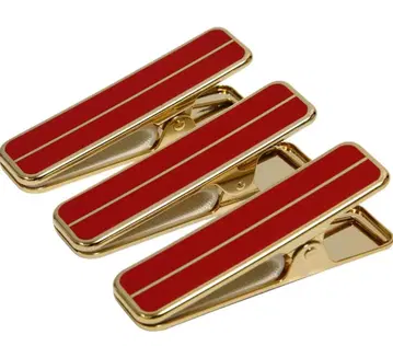 기모노 착용용 기모노 클립 핸디 클립 놋쇠제 빨간색 대 3개 세트 세일