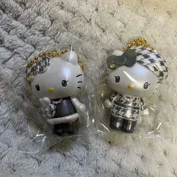 헬로키티 흑백 걸리시 시크릿 마스코트 참 미미 세트
