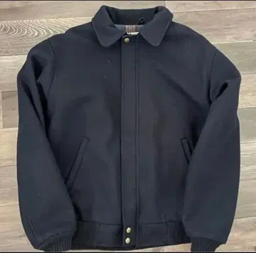 미국제 90s l.l.bean 멜톤 울 자켓 네이비