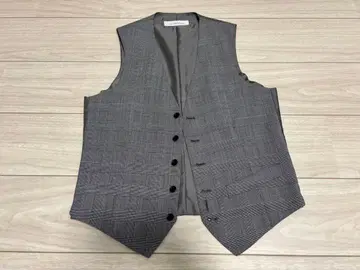 [ 시착만 한 상품/새상품급 ] 그린 라벨 릴랙싱 체크 무늬 베스트