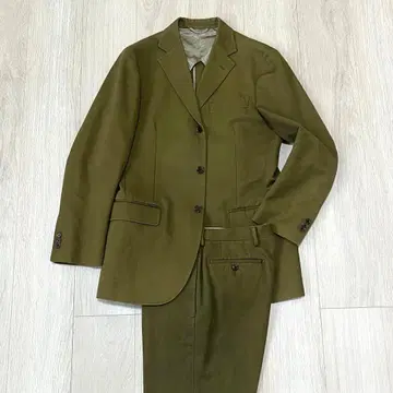 카키 캐주얼 셋업 유나이티드 애로우즈 44