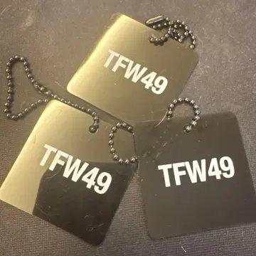 TFW49 TFW 브랜드 택 3개 세트